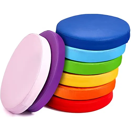 Cojines Flexibles Gruesos Para Suelo, Colores Brillantes, 8 