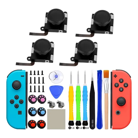 Kit De Reparación Mando 33 Pcs Compatible Con Switch