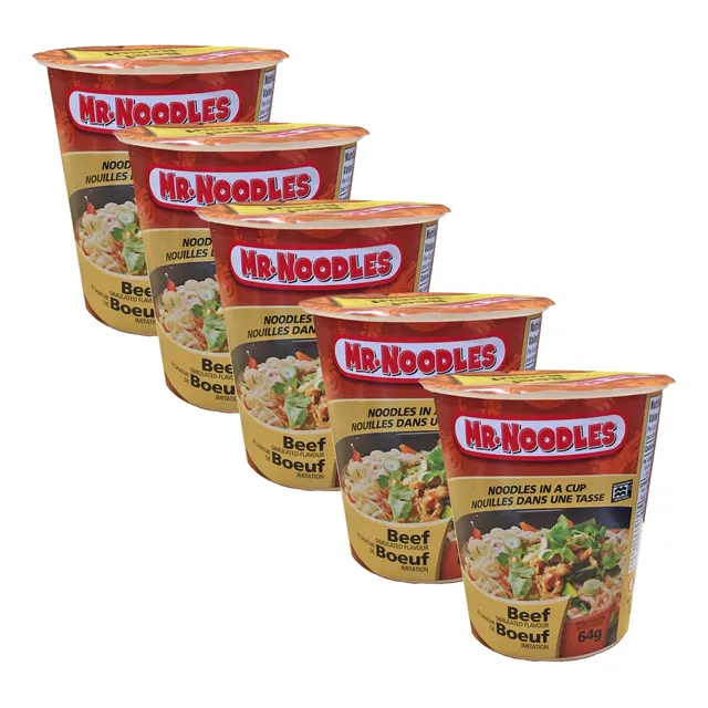 Mr. Noodles Fideos Carne X 5 - g a $77