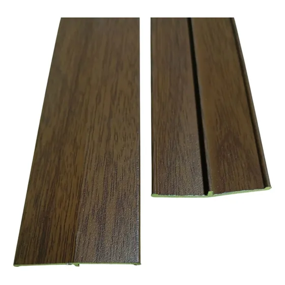 Cubrejunta Moldura Aluminio Color Roble 95 Centímetros