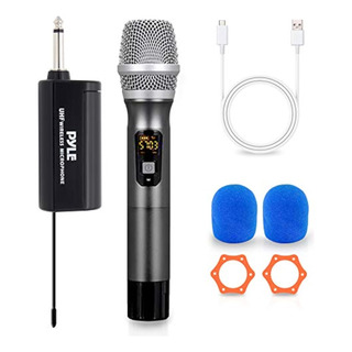 Kit De Sistema Inalámbrico Uhf Pyle, Portátil Kit De Sistema Inalámbrico Uhf Pyle, Portátil