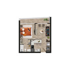 1 dormitorio | 1 baño
