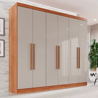 Guarda-roupa Casal 6 Portas 2 Gavetas França Guarda-roupa Casal 6 Portas 2 Gavetas França