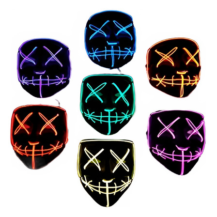 Mascaras De Terror La Purga Led Disfraz Halloween Hacker Mascaras De Terror La Purga Led Disfraz Halloween Hacker