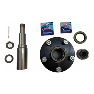 Masa Chevy + Espiga Reforzada Para Remolque Con Accesorios Masa Chevy + Espiga Reforzada Para Remolque Con Accesorios