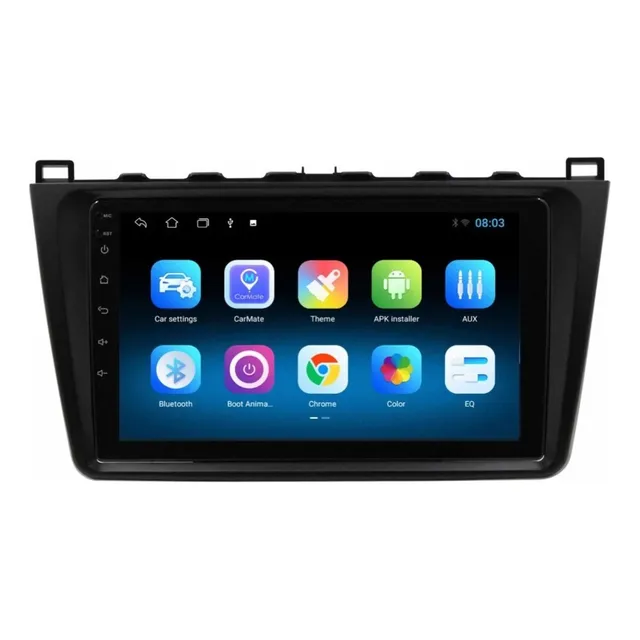 Zk Estéreo Android 2gb+32gb Para Mazda 6, Gps Wifi Bluetooth
