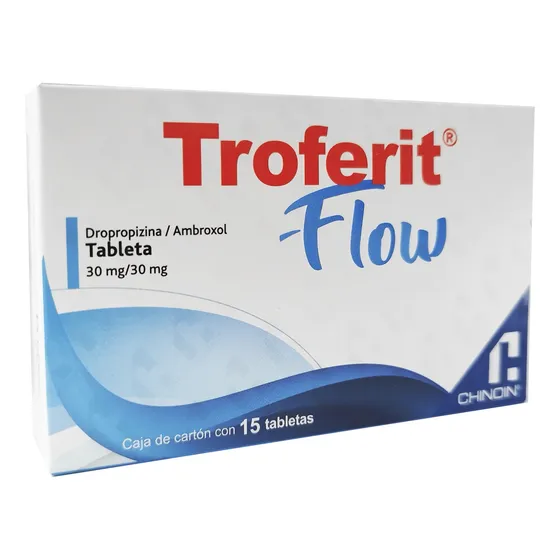 Troferit Flow Tableta 30/ Mg / 30 Mg Caja 15 Tabletas