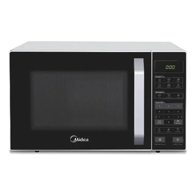 Micro-ondas 27l Branco E Preto Midea Led Mxsa27p1 110v