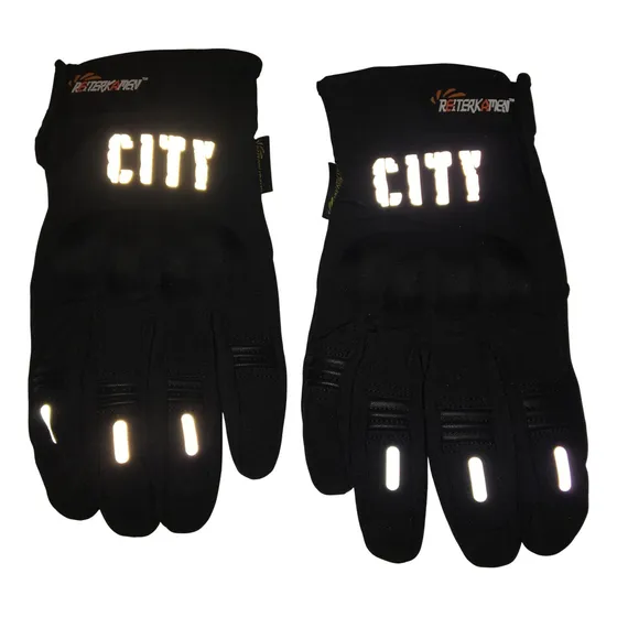 Guantes Moto City Protección Nudillos Táctil Impermeables