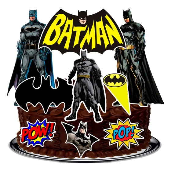 Topo De Bolo Batman