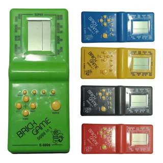 Console Brick Game 9999 In 1 Standard Cor Verde 1980 Console Brick Game 9999 In 1 Standard Cor Verde 1980
