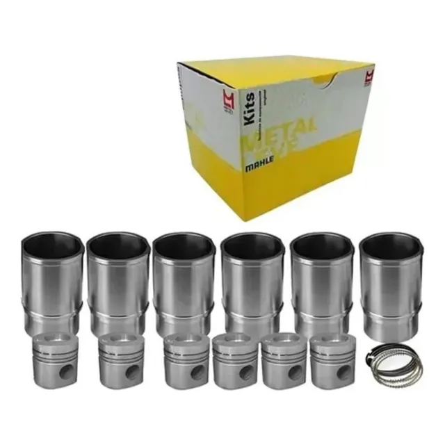 Kit Pistão Camisa Anéis  Motor Mwm 6.07 Sprint 6 Cilindros