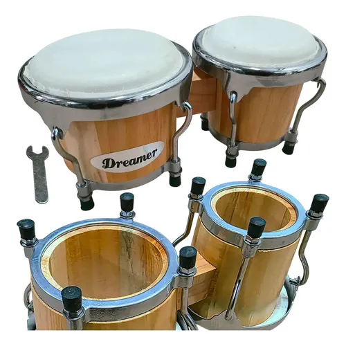 Bongô Tycoon TB-8 B Ritmo tamanho 6“ e 7” de siam roble