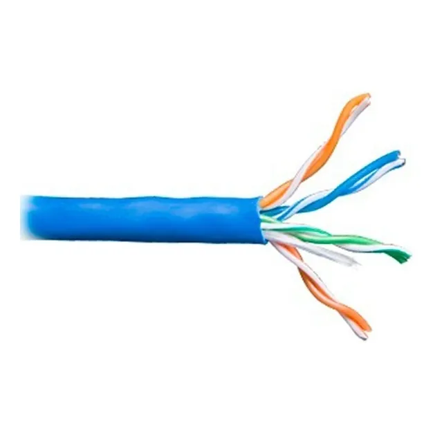 Bobina De Cable 305 Mts Utp 100% Cobre Cat5e Color Azul