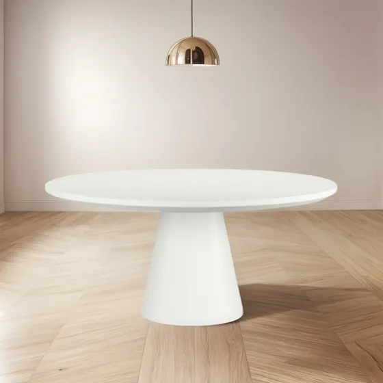 Mesa Tulip Cono 100cm (linea Premium),fibra De Vidrio