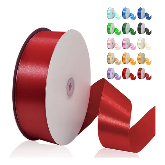 Rollo Liston Satinado Para Decoracion Ancho 4 Cm 91 Metros