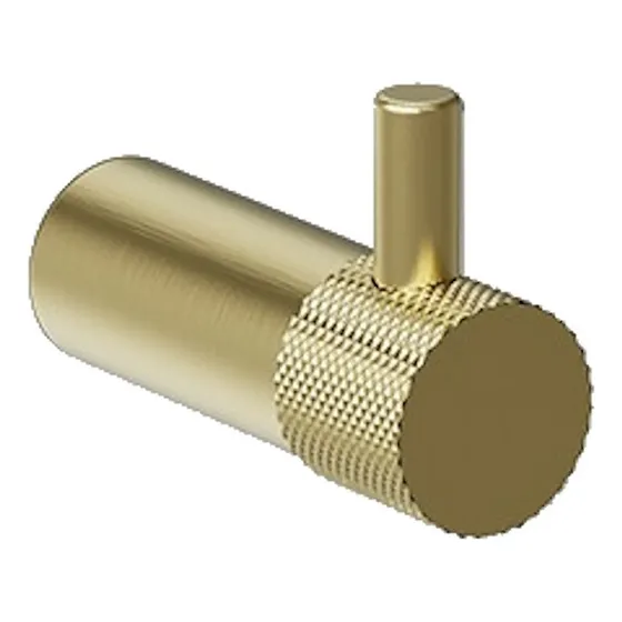 Percha Simple Accesorios Baño Texture 9852gold Hidromet Oro Color Dorado