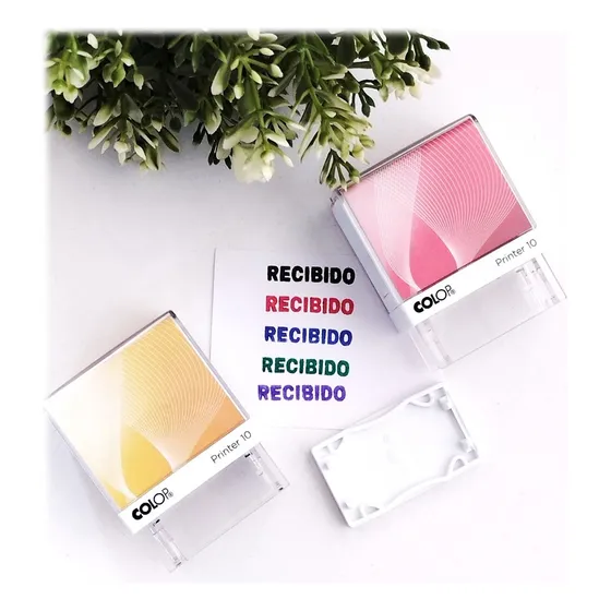 Sello Recibido Personalizado Colop C10 G7 27x10mm S/tapa