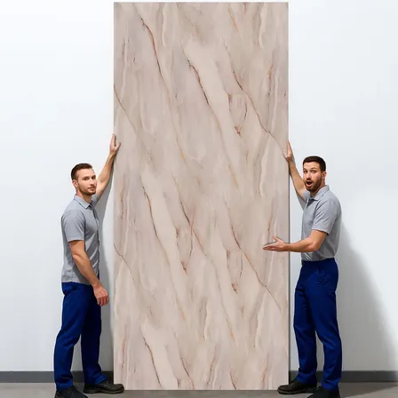 Placa Adesiva Parede Rolo Painel Vinílico Mármore 260x120cm Granito Branco