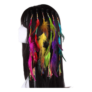 Numblartd 6 Pcs Handmade Hippie Feather Clip Comb Hairpin Ha Numblartd 6 Pcs Handmade Hippie Feather Clip Comb Hairpin Ha