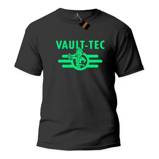 Remera Fallout  Vault Tec Industriel Boy 100% Algodon