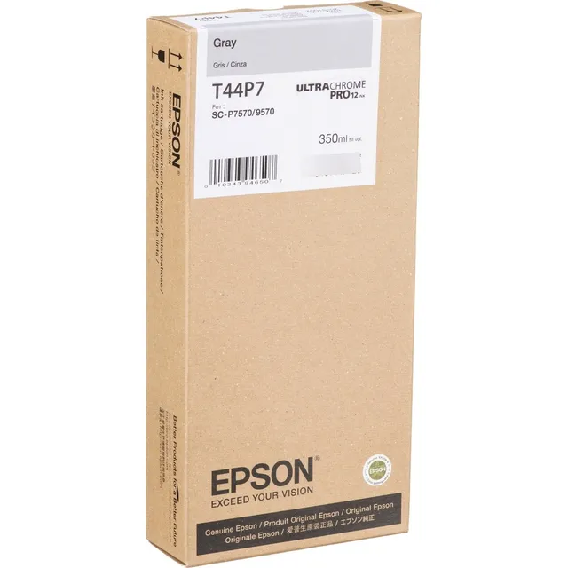 Tinta Epson Ultrachrome Pro12 T44p7 Ink 350ml Color Gris