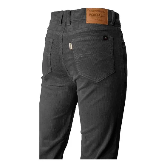 Parada 111 - Pantalon Cotelé Recto Gris