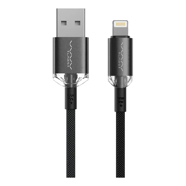 Cable Usb A / Ficha Para iPhone Carga Rapida 2.4a 1 Metro