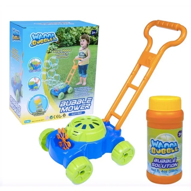 Maquina De Burbujas Carrito Juguete Podadora De Cesped