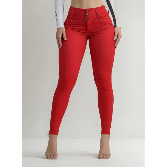 Calça Skinny Feminina Cós Largo Pit Bull Ref 83598