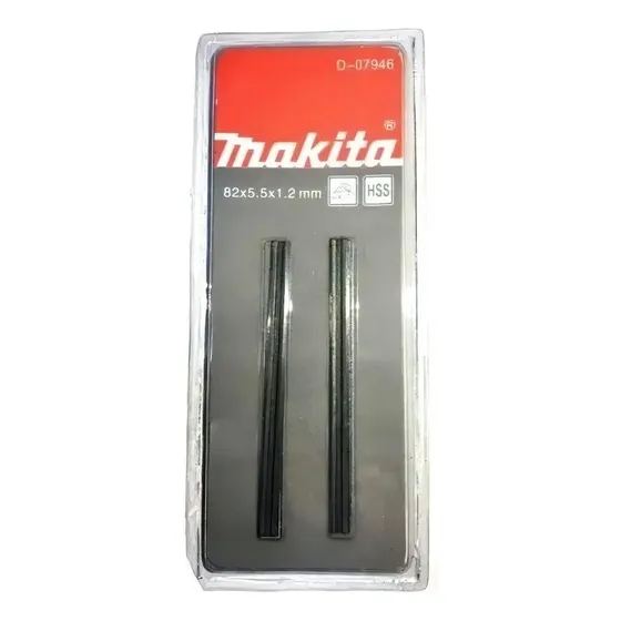 2x Cuchillas Repuesto Cepillo Eléctrico 82mm Makita Delgada
