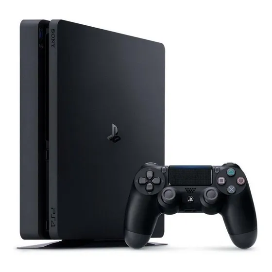 Sony PlayStation 4 Slim 500GB Hits Bundle: God of War III/Uncharted 4/Horizon Zero Dawn cor preto onyx