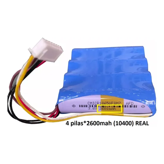 Bateria Miniups Litio Recargable 2600 X 4pilas 10400mah Real