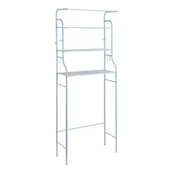 Mueble Organizador Lavarropas Lavadero Baño 3 Estantes Raitot Blanco
