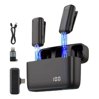 Micrófono Inalámbrico Profesional Lavalier Solapa Celular Micrófono Inalámbrico Profesional Lavalier Solapa Celular