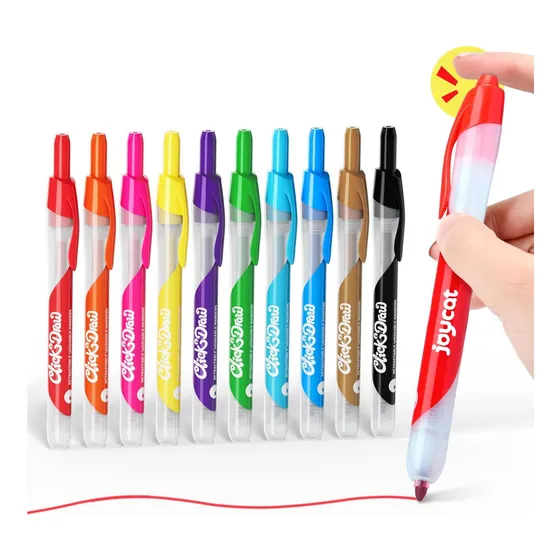 Marcadores Lavables Joycat Set De 10 Colores Para Niños