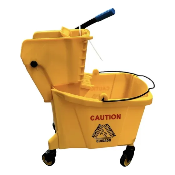 Carro Mopero 32 Lt Lava Mopa Amarillo