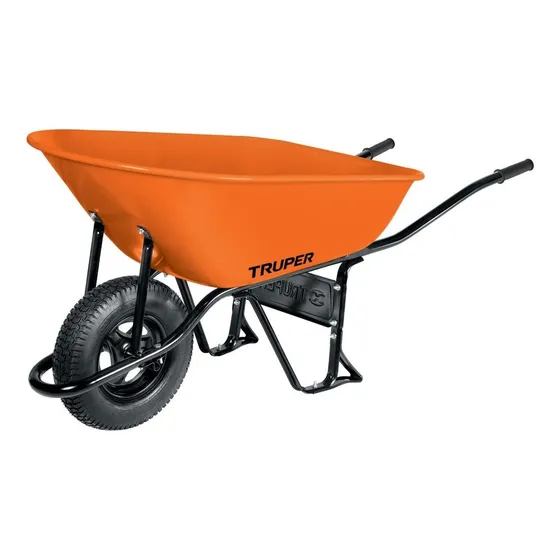 Carretilla 8 Ft3 Neumática Bastidor Tubular Truper 11249