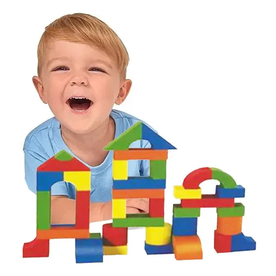Juego Didáctico Bloques De Construcción De Goma Eva