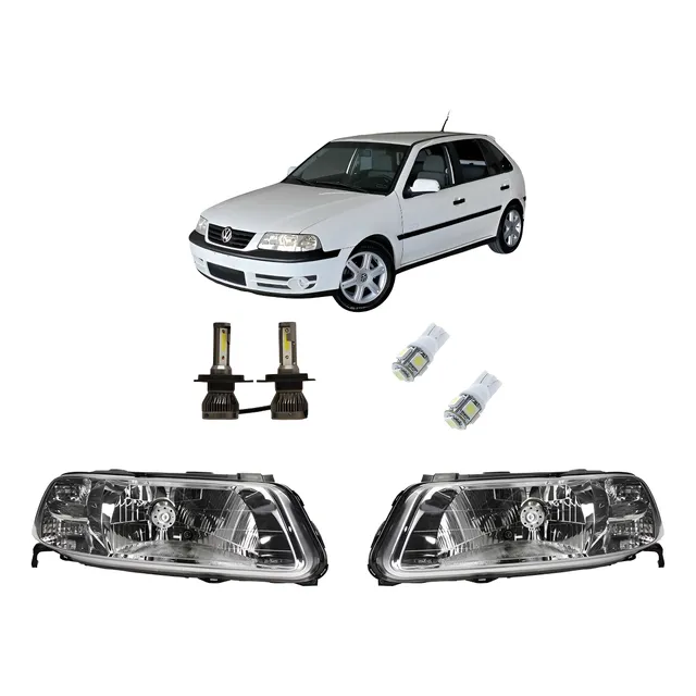 Optica X2 Volkswagen Gol G3 1999/2005 Estandar Con Difusor