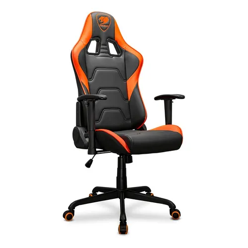 Silla Gamer Deportiva Cougar Armor Elite Naranja/negro Color Negro