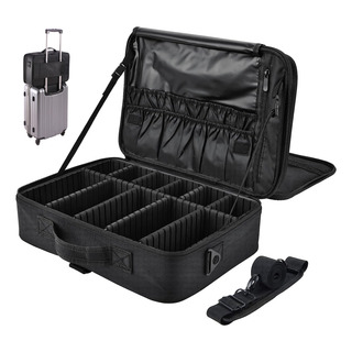 Estuche De Maquillaje De Viaje Profesional Con Divisores Xl Estuche De Maquillaje De Viaje Profesional Con Divisores Xl
