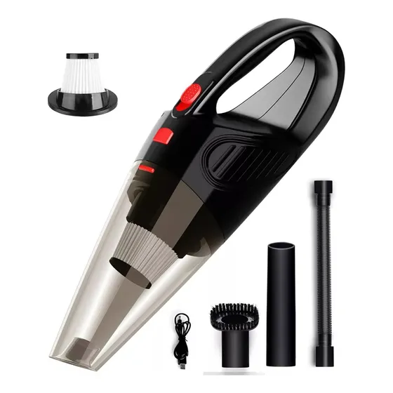 Aspiradora Para Auto Recargable Y Accesorios Envio Gratis