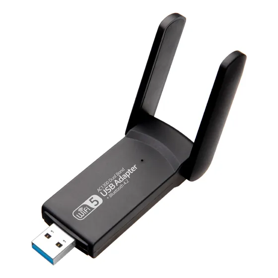Adaptador Wifi 5g Usb 3.0 Dual Band Ac1300mbps Bluetooth 4.2