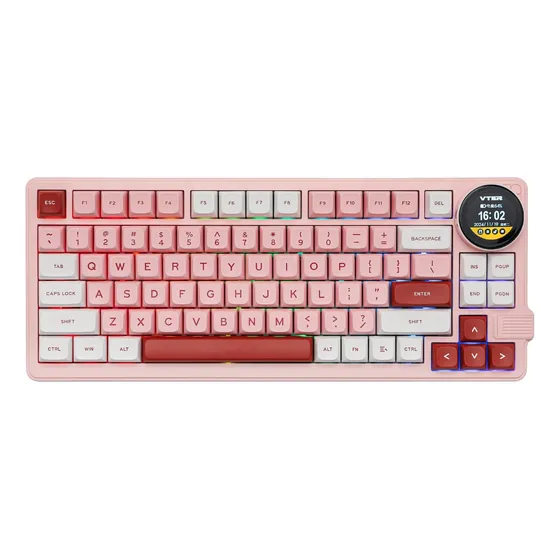Mechlands Feker K75 Lite Junta Teclado Mecânico Com Tela E B