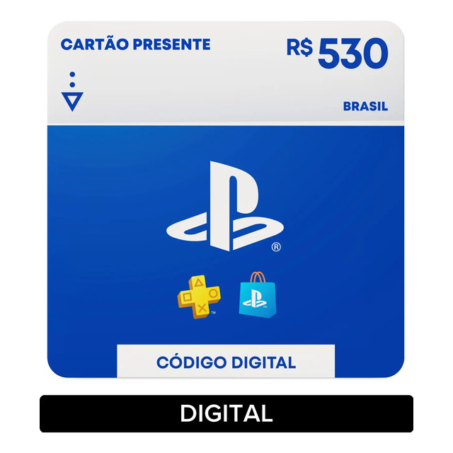 Sony Playstation Store Gift Card R$ 530