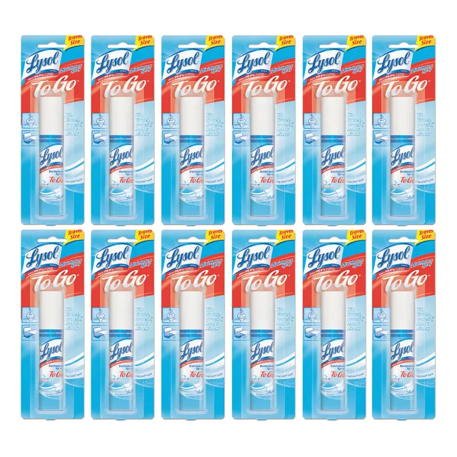 Desinfectante Lysol To Go Para Llevar 1 Oz / 30 Ml - 12 Pack