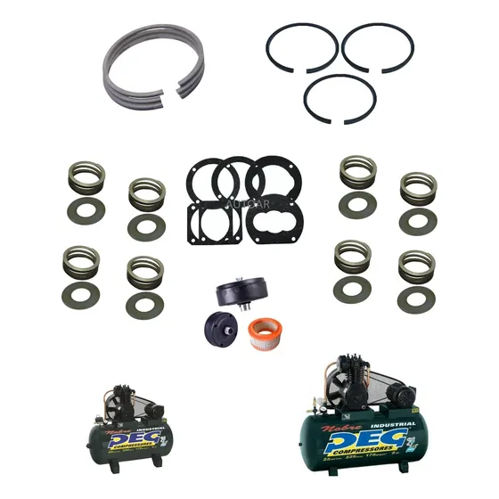 Kit Junta E Anel + Reparos P/compressor Peg Napl 20 / 25pes