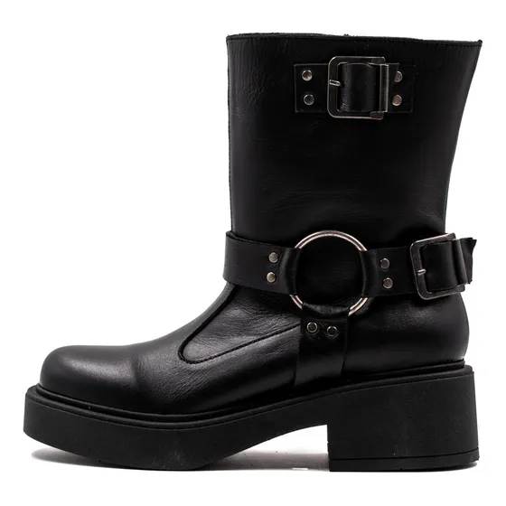 Botineta Comodo De Cuero Vacuno Urbana Nigeria Modelo 1120 S