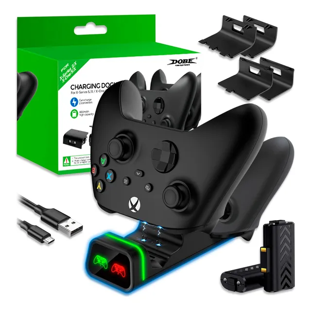 Base Cargadora + 2 Baterias Joystick Xbox Series X / S 